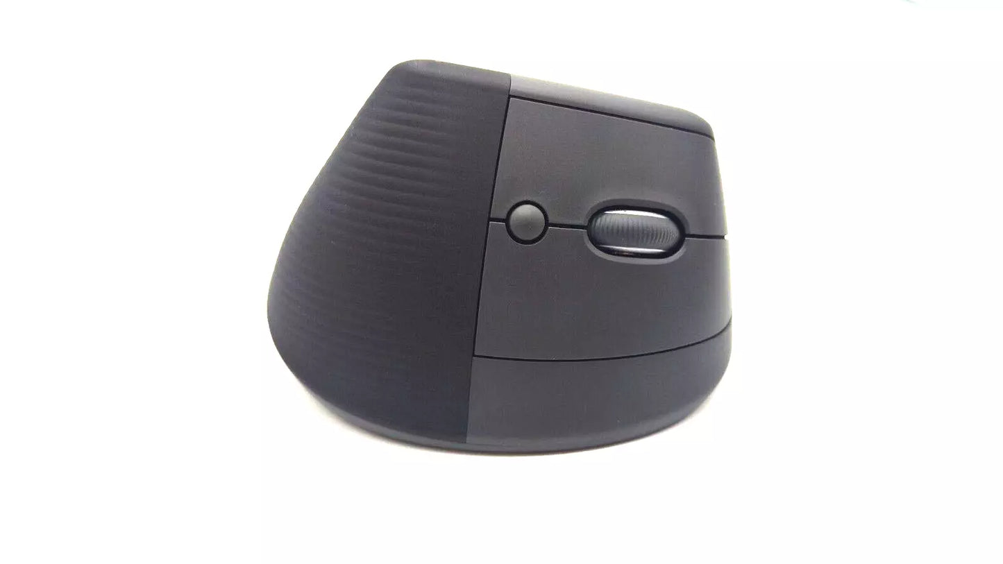 Logitech Lift Kabellose Vertikale Maus Bluetooth + Bolt - Grafit (Rechtshänder)