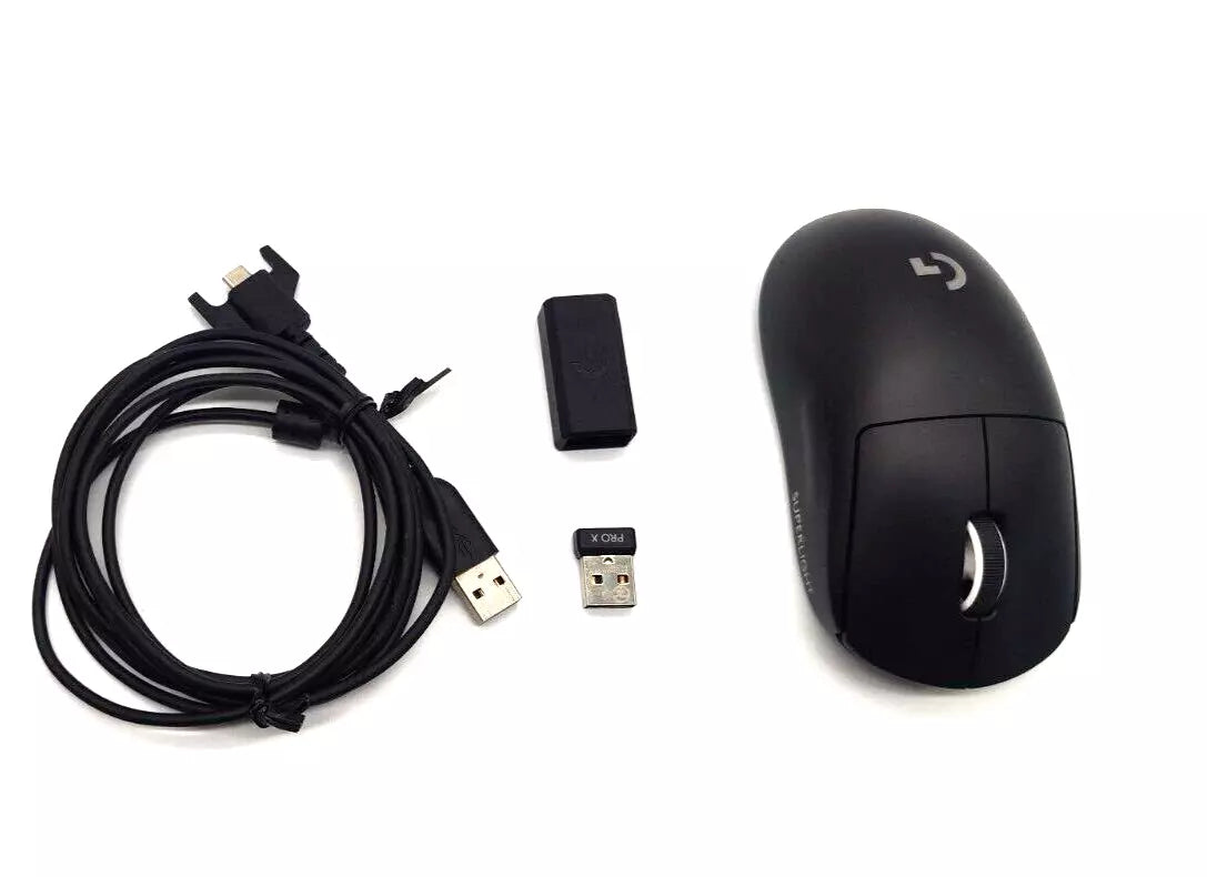 Logitech G PRO X Superlight Wireless Gaming Maus - Schwarz (910-005880)